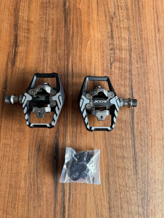 Pédales Plateforme Trail Shimano XTR PD-M9120 - SPD Avec Cales SM-SH51, Noir, Neuf