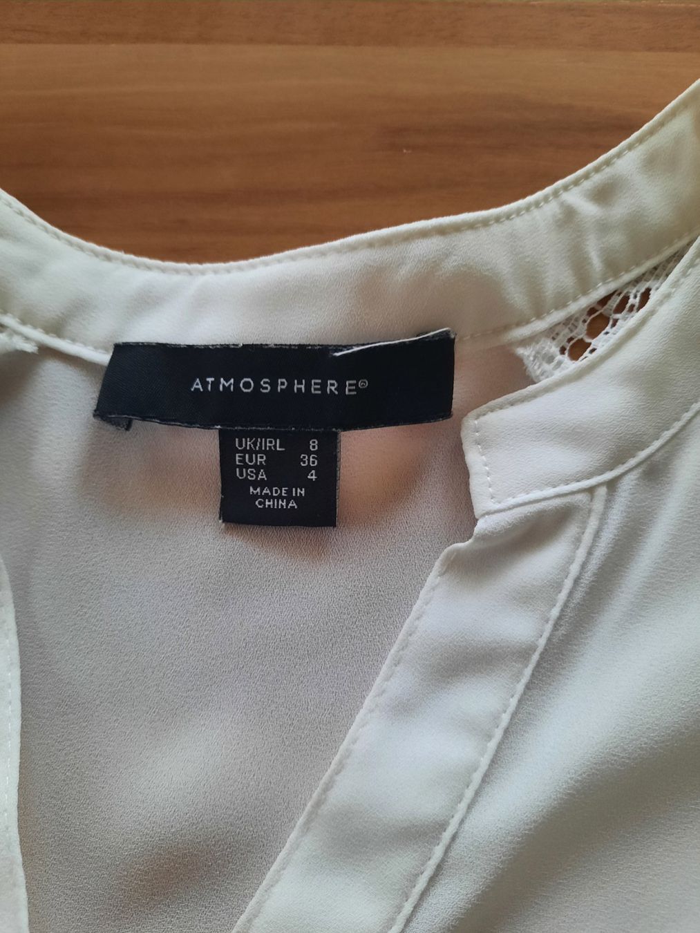Blusen: Atmosphere Bluse, creme-weiss, Gr. 36 – Gebraucht aus Ibach von urs_sl5h 3