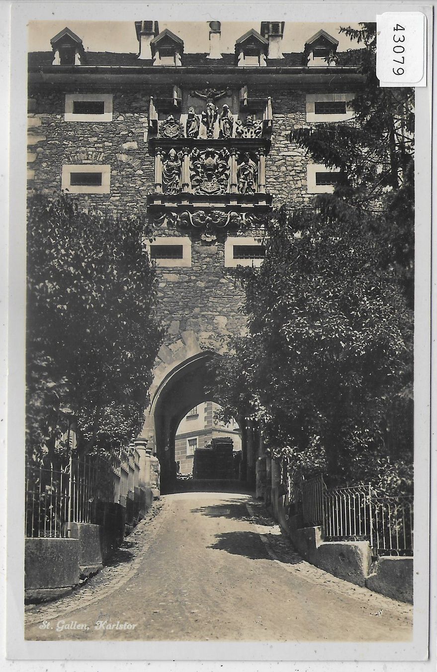 Cartes postales: St. Gallen - Karlstor – D'occasion à Ettingen par Kartenplanet