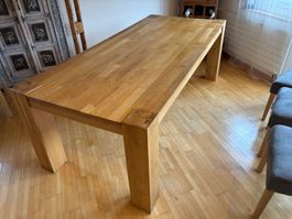 Massiver Holz Esstisch, Eiche, guter Zustand