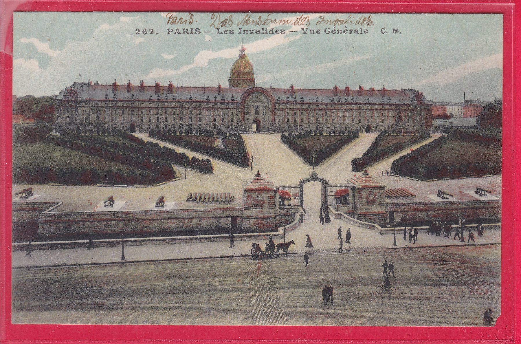Cartoline postali: PARIS, LES INVALIDES - VUE GÉNÉRALE – Usato da Oberrieden venduto da Gebirgsstelze