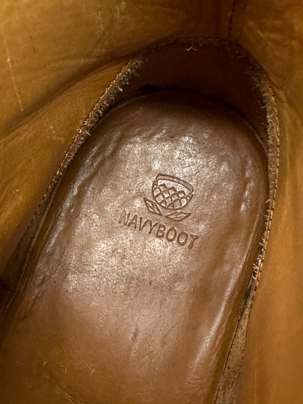 Navyboot Scarpe da donna: Bottines Navyboot en cuir marron. Pointure 41 – Usato da Morges venduto da objetsdepoque 2