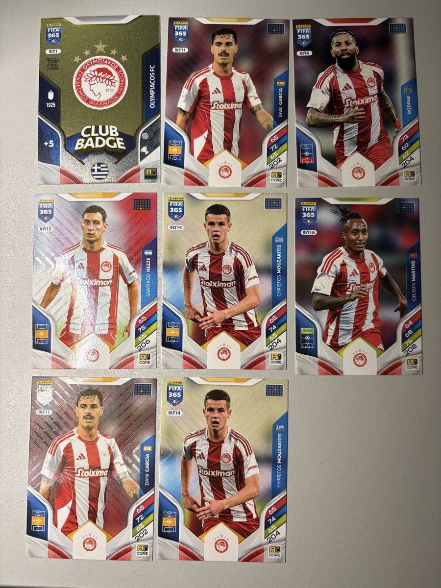 Panini Sammelbilder & Trading cards: Fifa 365 Panini - 8Stk Olympiakos – Neu (gemäss Beschreibung) aus Oberbuchsiten von Bananefrappe93