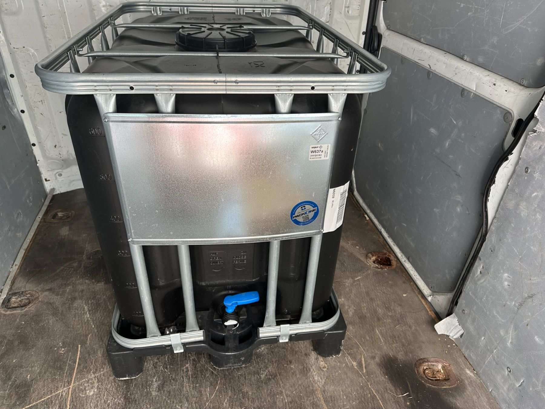 Abbeveratoi e trogoli: IBC Werit Wassertank schwarz 600ltr – Usato da Dübendorf venduto da rog_8pqk