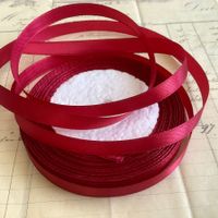 Satin Band Ruban 20 Meter wein rot rouge bordeaux Satinband