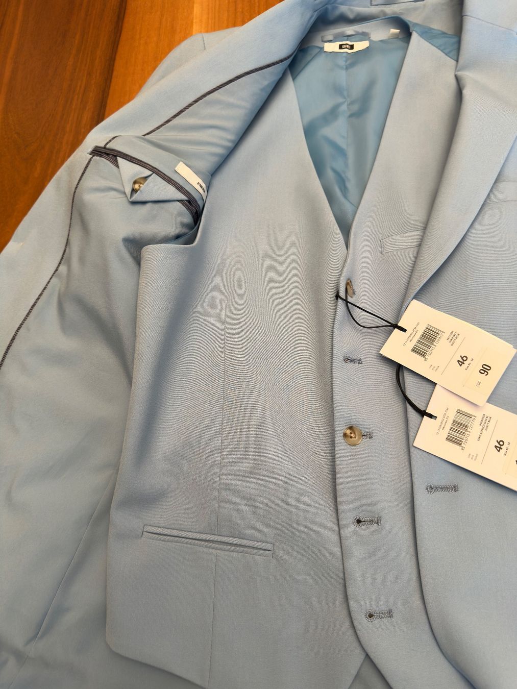 We Completi: Anzug 3-teilig "WE" - Grösse 46 - hellblau - NEU – Nuovo e nell'imballaggio originale da Mörschwil venduto da vet_vzj9 2