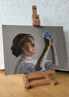 Ölgemälde / Tableau peinture à l'huile sur papier