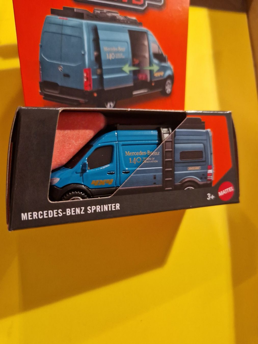 Matchbox Modellini d'auto: Matchbox MERCEDES-BENZ SPRINTER – Nuovo e nell'imballaggio originale da Oftringen venduto da Rotor 3