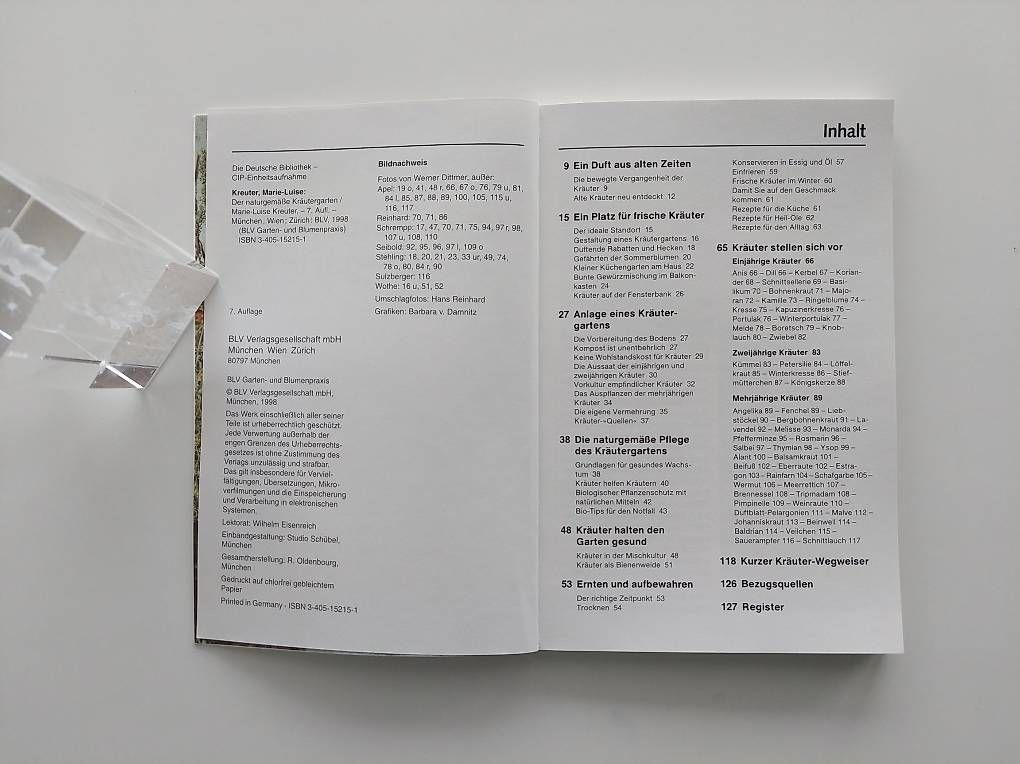 Libri: Der naturgemässe Kräutergarten – Usato da Balm b. Günsberg venduto da rob_smj8 2