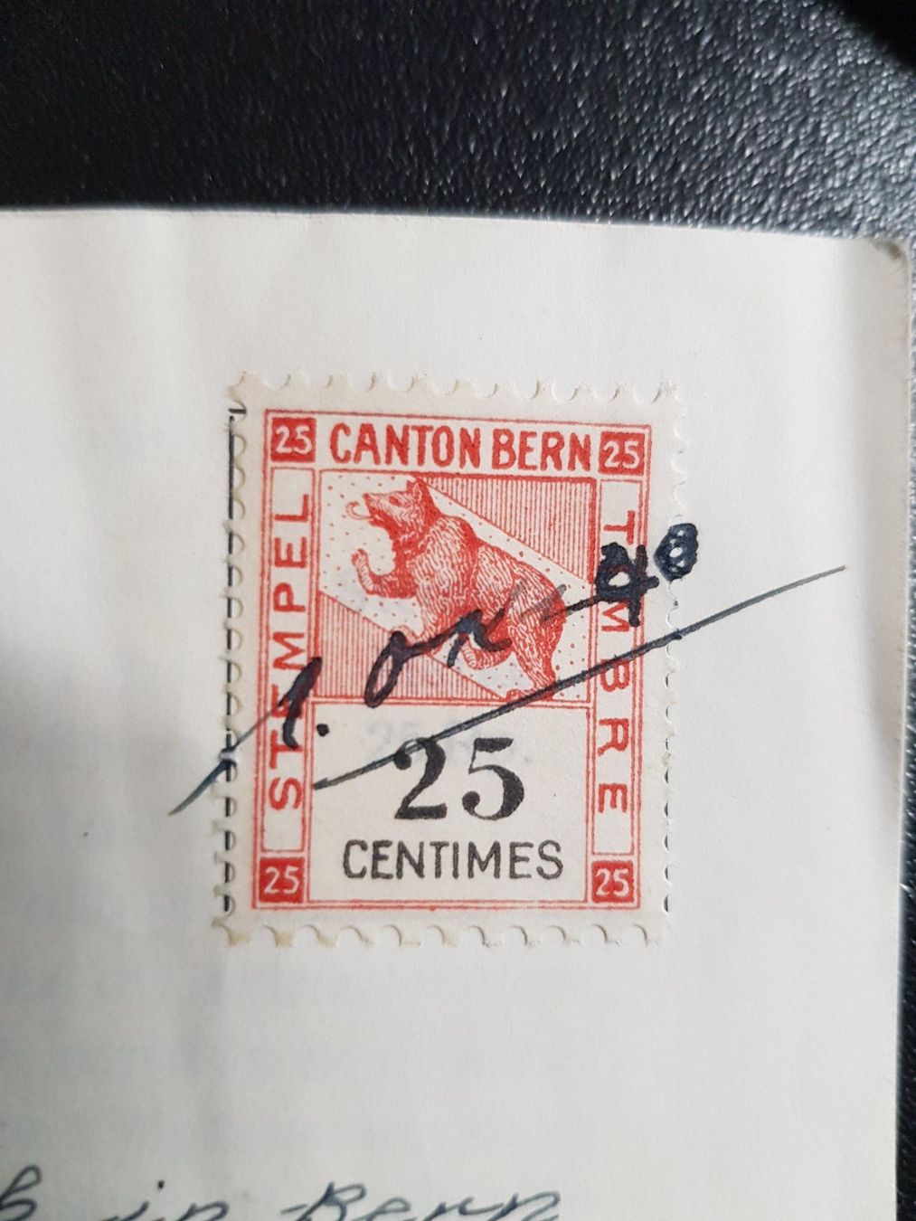 Documenti: antiker Miet Vertrag 1940 HEV Bern mit Marke – Usato da Walterswil BE venduto da Lonitti 1