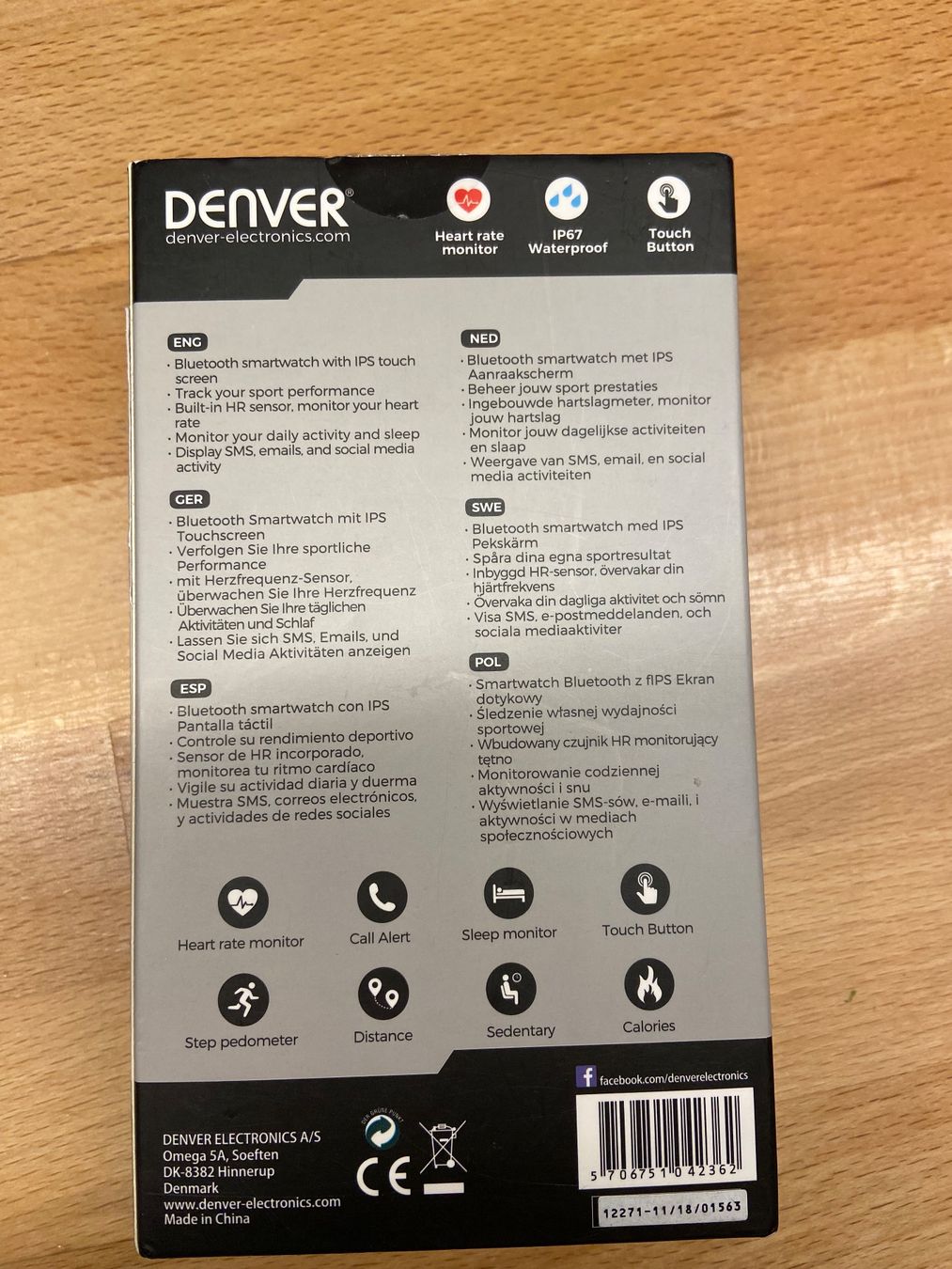Smartwatch: Denver Bluetooth-Smartwatch – Neu und originalverpackt aus Unterentfelden von epsilonkleiner0 1