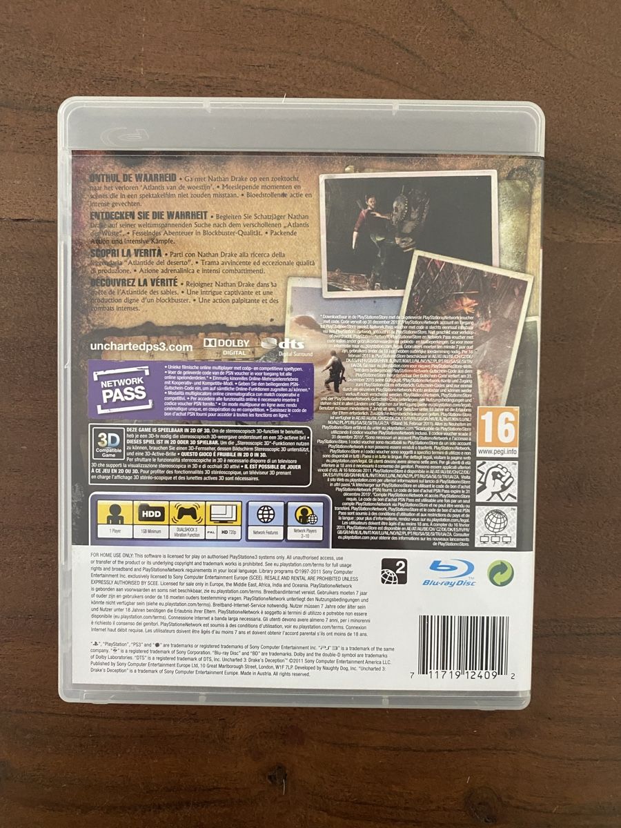 Sony Giochi: Uncharted 3: Drake's Deception für PS3 – Usato da Thunstetten venduto da Virus_33 2