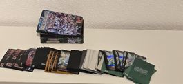 Tinbox mit div.Sleves Yugioh