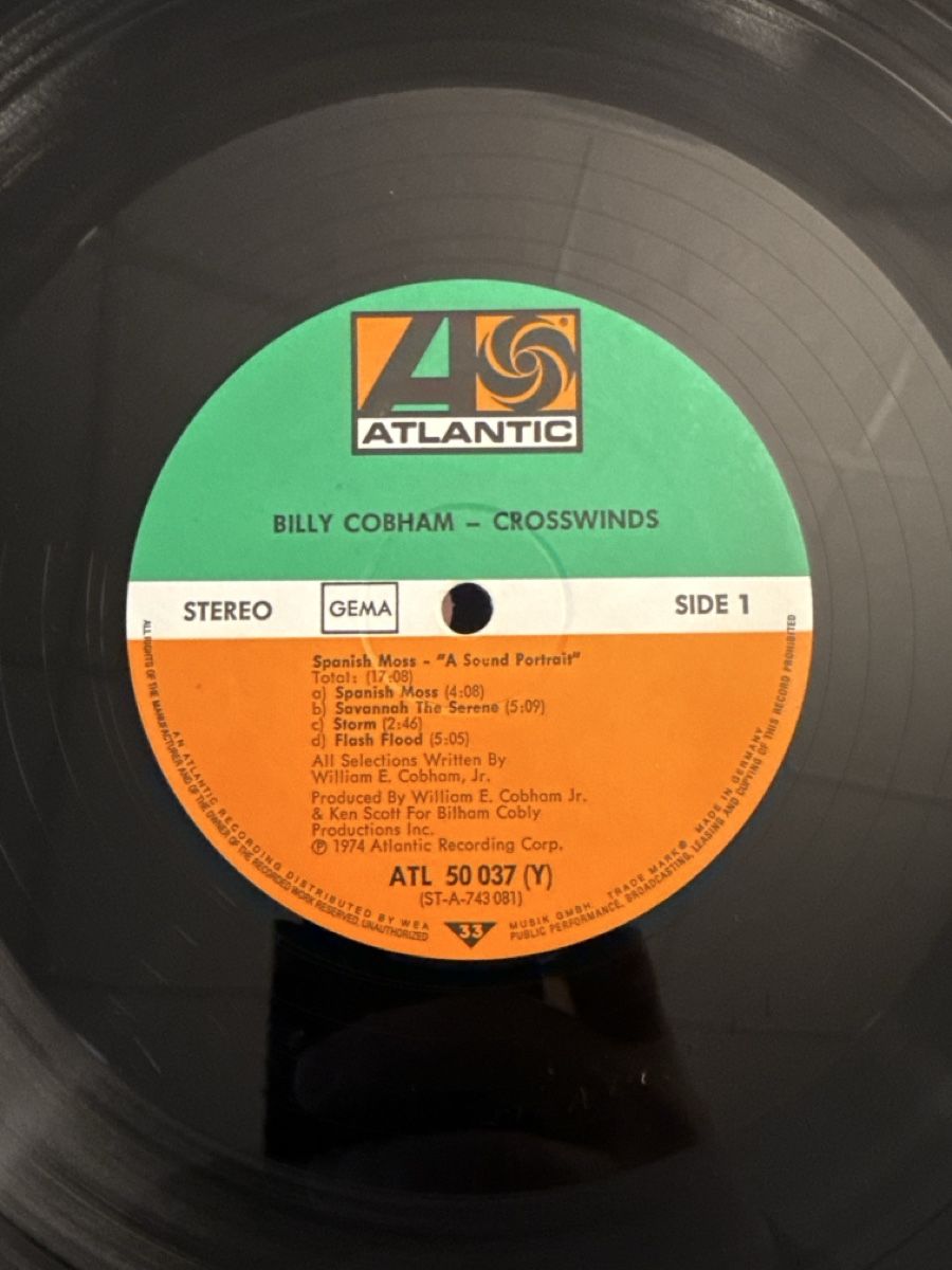 Dischi in vinile: Billy Cobham - Crosswinds / DE 1974 – Usato da Delémont venduto da Studio_du_soleil 1