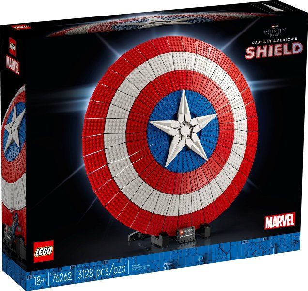 Lego Kit di costruzioni: LEGO Marvel 76262 Captain Americas Schild – Nuovo e nell'imballaggio originale da Basadingen venduto da NekoBricks