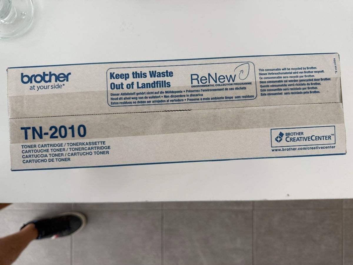 Brother Cartucce per stampanti & toner: Toner Brother TN 2010 – Nuovo e nell'imballaggio originale da Claro venduto da KarinS84 1