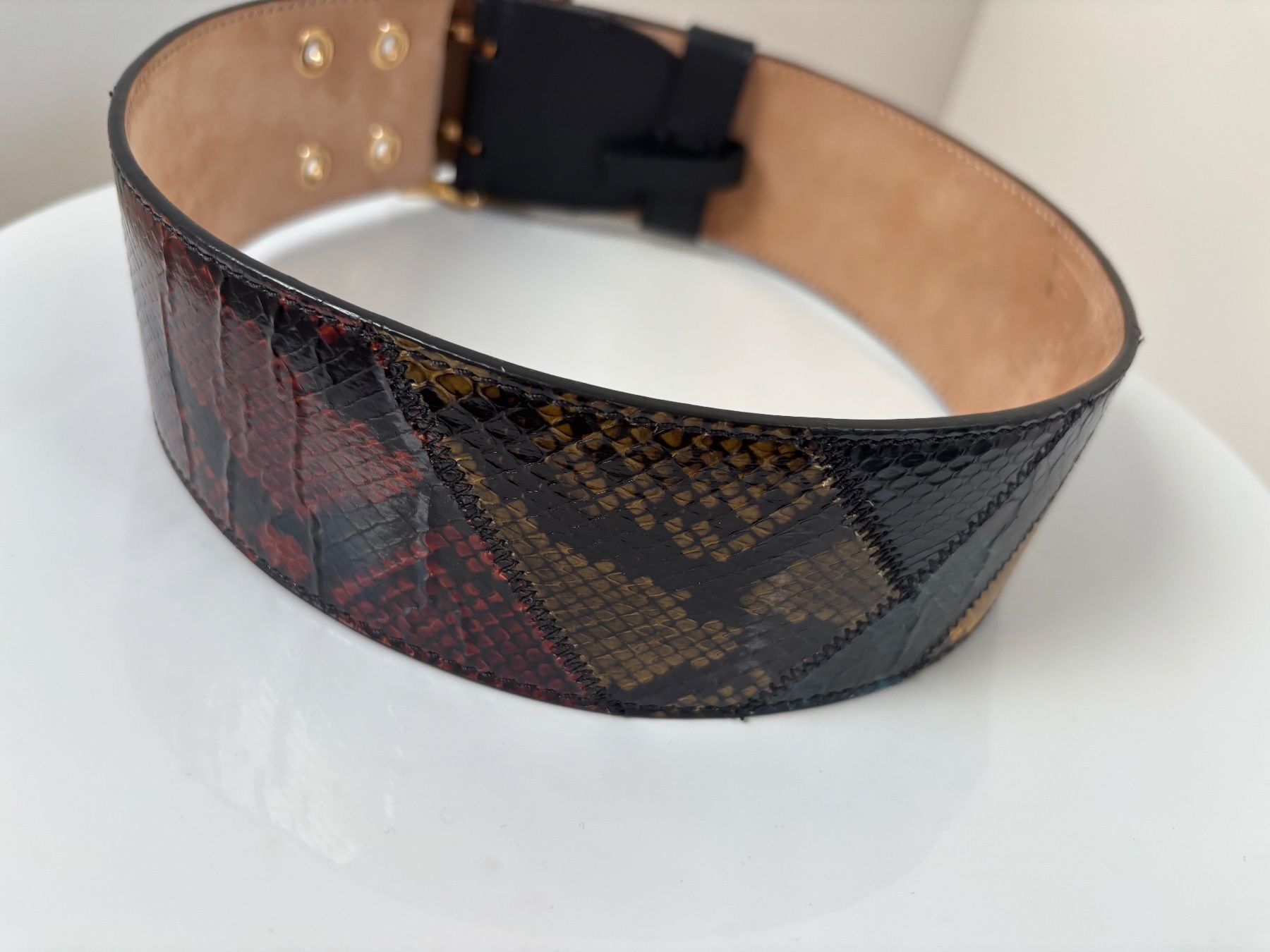 Burberry Cinture: BURBERRY Taliengürtel Snakeskin  65/26 – Usato da Herrliberg venduto da mayfi 4