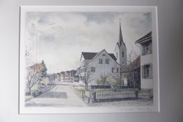 Litho von Willi Buck 119/150 handsigniert