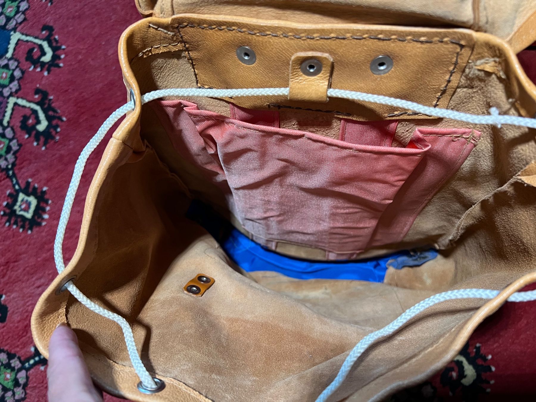 Rucksäcke: Rucksack aus Leder hellbraun – Neu (gemäss Beschreibung) aus Wil SG von sunset63 3