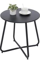 Beistelltisch, Kleiner Beistelltisch Metall, Garten Rund