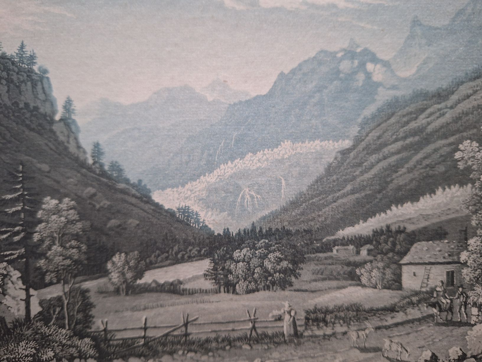 Incisioni: GLACIER DES BOIS ET DES BOSSONS. VALLEE DE CHAMONY – Usato da Bevaix venduto da bohrap 1