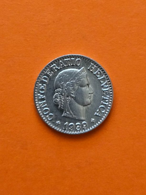 Toutes les monnaies: 10 Rappen 1939 vz – D'occasion à Hinwil par Bell1894