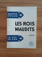Livre Maurice Druon Les Rois Maudits Le Roi de Fer 1955