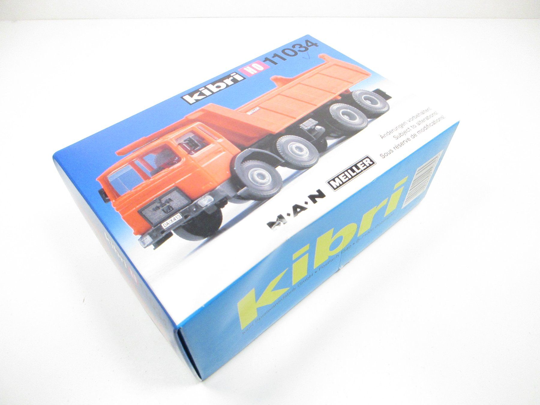 Kibri Modellini di ferrovie: Kibri H0 11034 MAN 4-achs Kipper – Nuovo e nell'imballaggio originale da Olten venduto da Heinrich875 2
