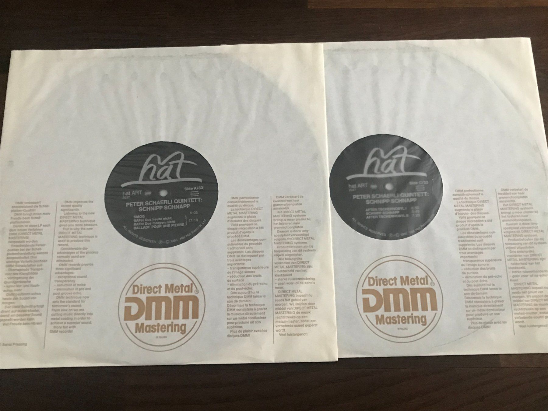 Dischi in vinile: PETER SCHAERLI QUINTETT - Schnipp Schnapp - 2Lp - Hat Hut – Usato da Buchs AG venduto da Archie 3