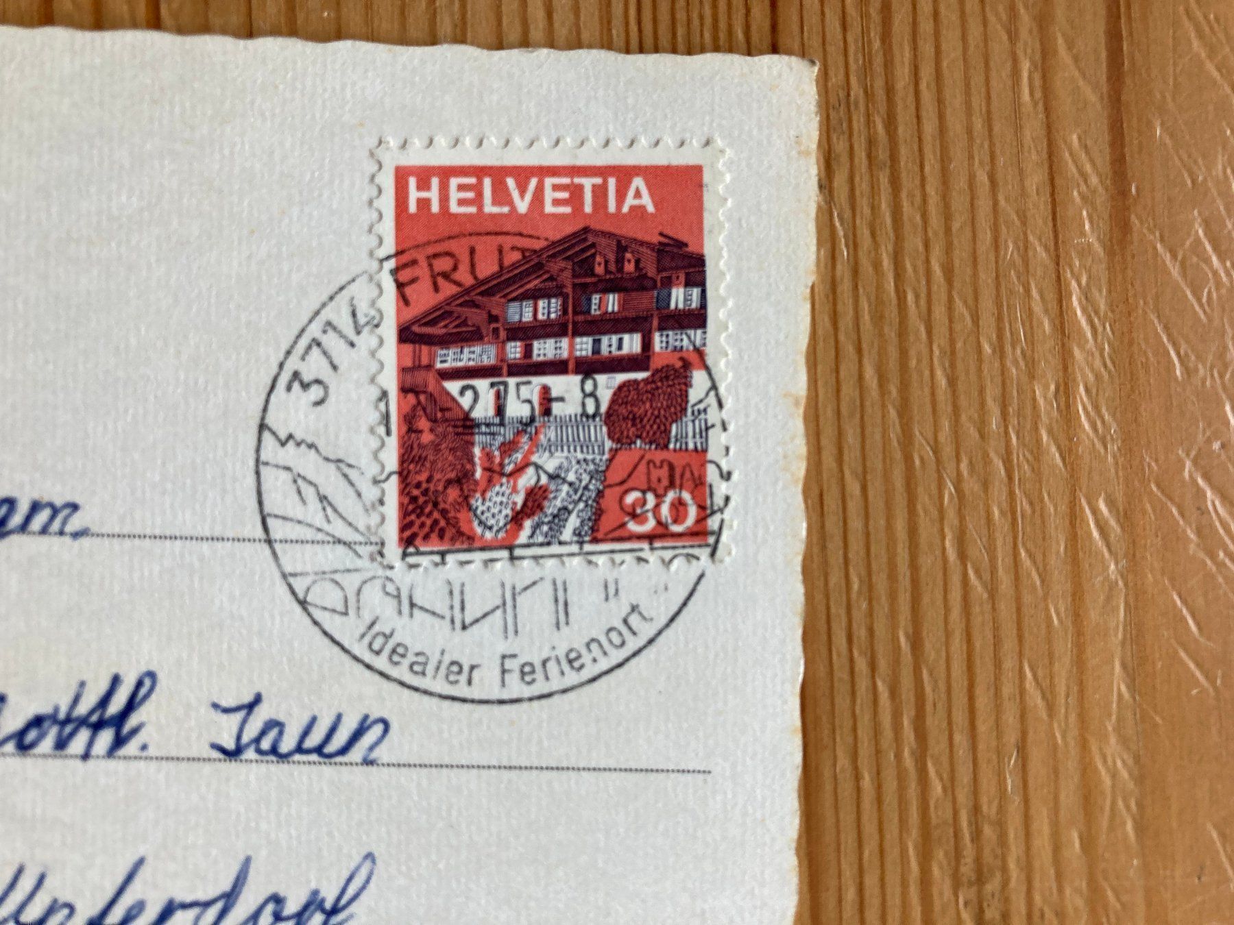 Cartoline postali: Elsigenalp bei Frutigen - AK 1975 – Usato da Oberuzwil venduto da Henri09 1