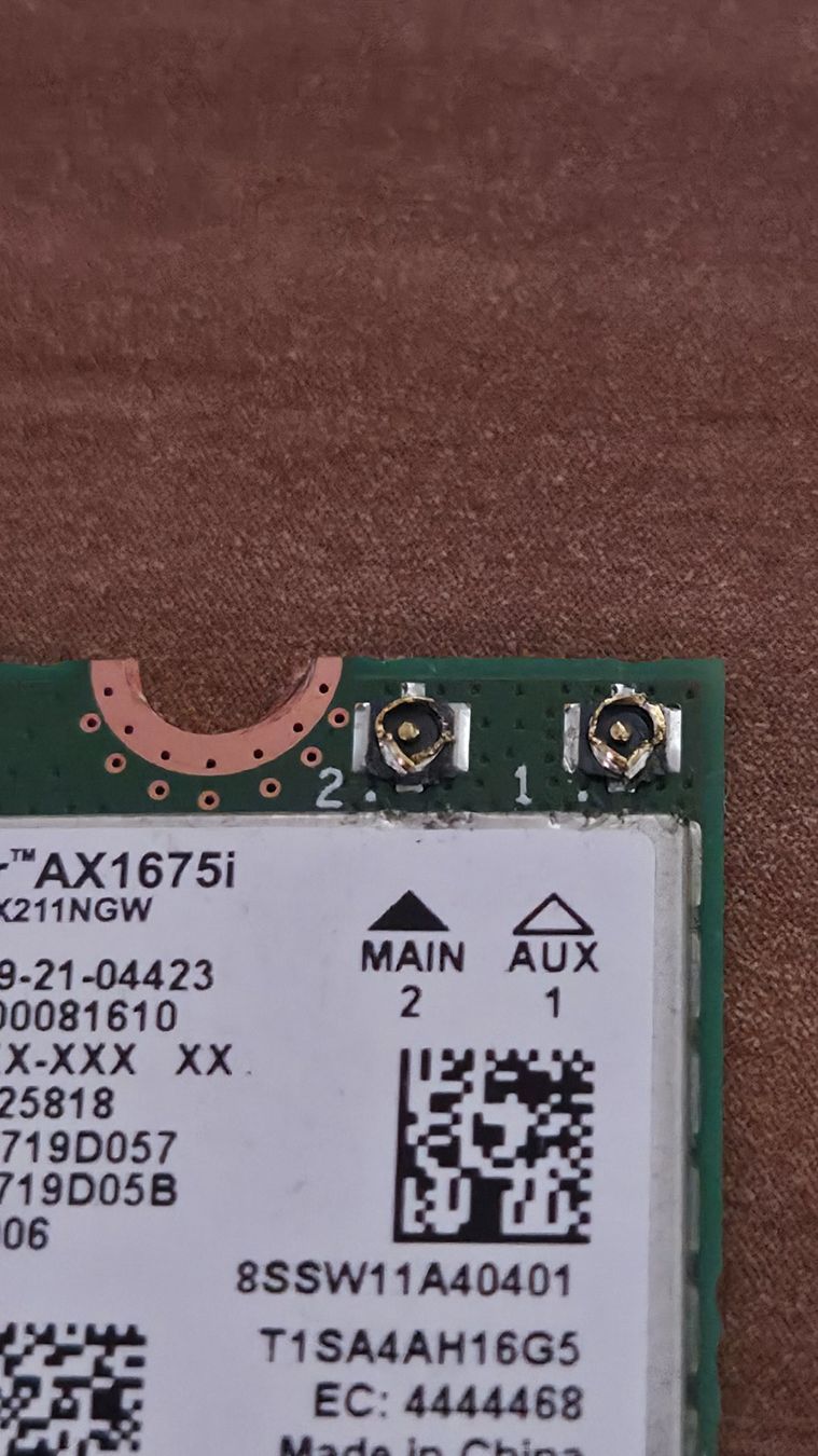 Intel Laufwerke & Adapter: Intel Killer 1675i Wifi 6E M2 Karte – Defekt aus Grabs von wiRD27rs 2