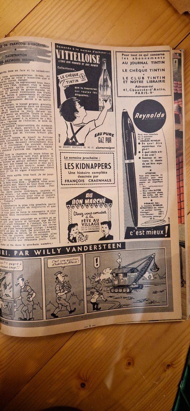 Fumetti: Tintin  le journal des jeunes – Usato da Siviriez venduto da Livre1971 4