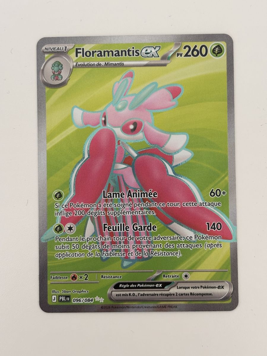 Pokémon Carte collezionabili: Carte Pokémon FLORAMANTIS pbl 096 – Nuovo (secondo la descrizione) da lausanne venduto da helderj