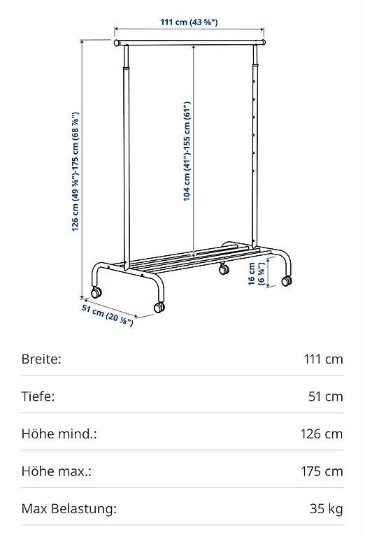 Porte manteau: Kleiderstange weiss – D'occasion à Therwil par scoop75 2