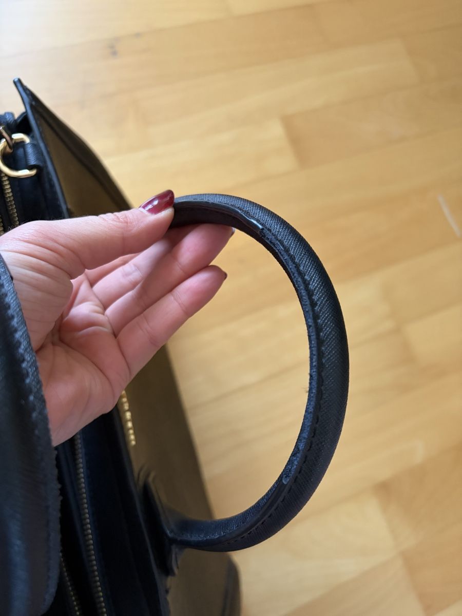 Karl Lagerfeld Borse da donna: Karl Lagerfeld Black Leather Tote Bag – Usato da Zürich venduto da Abu95 9