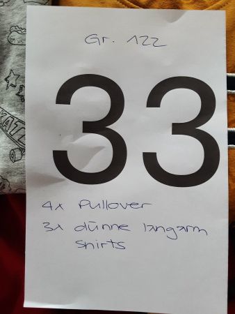 Kinderkleier Paket 33 Gr.122