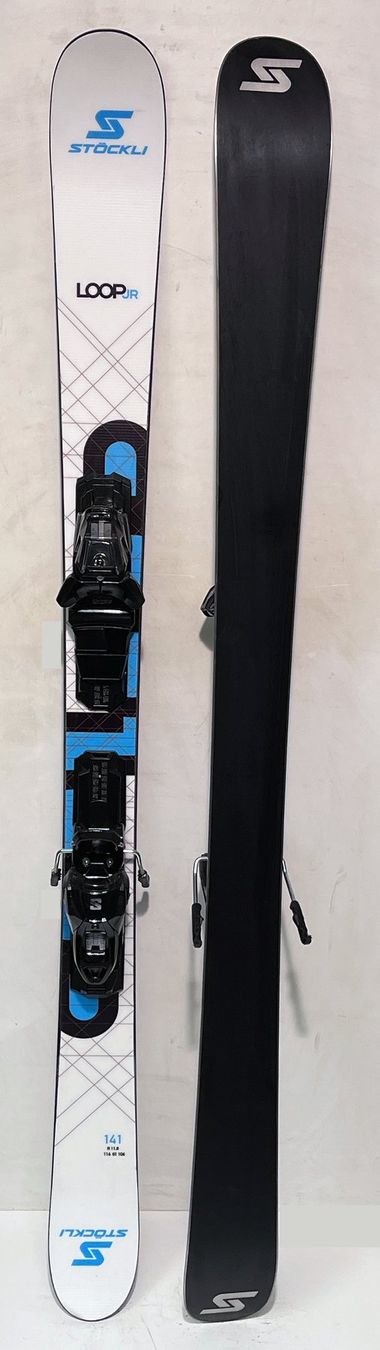 Stöckli Skis: Stöckli LOOP JR    141 cm; eine Saison gebraucht mit Holzker – Gebraucht aus Brüttisellen von SkiverkaufStepan 1