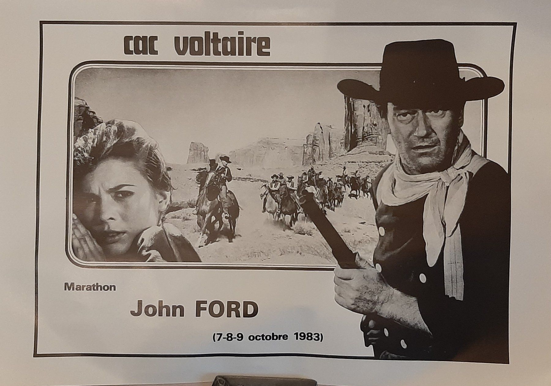 Foto & Immagini: Affiche rétrospective de John Ford avec John Waye – Usato da Vernier venduto da assfc