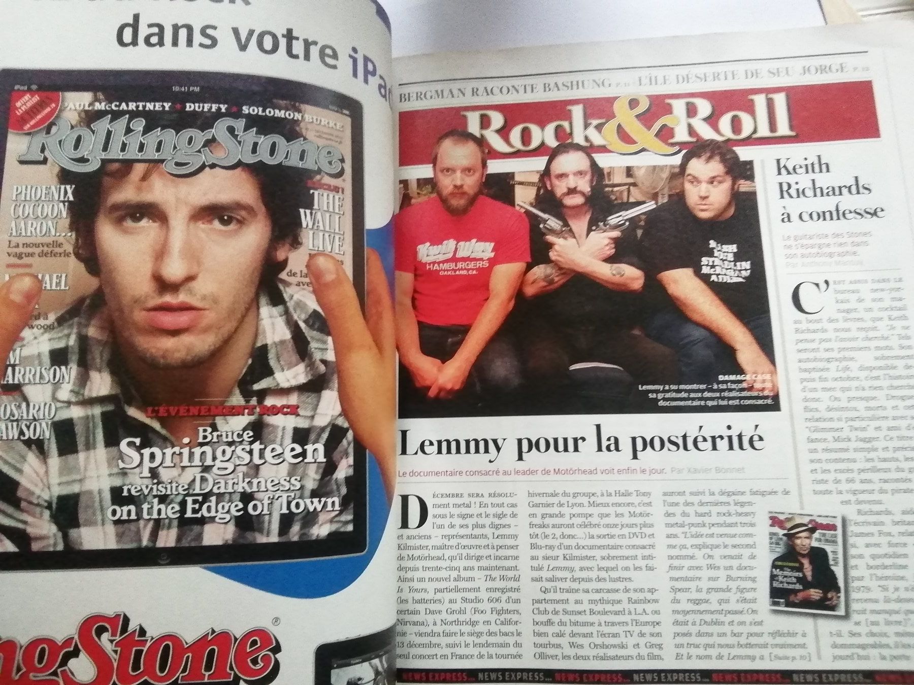 Riviste & Magazine: Magazine Rolling Stone décembre 2010 Bruce Springsteen – Usato da Commugny venduto da Juliemimi 3