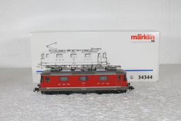 Märklin SBB 34344 Re 4/4 II eckige Lichter rot digital