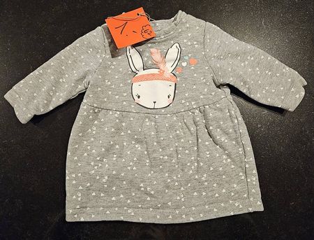 Robe printemps lapin t. 62