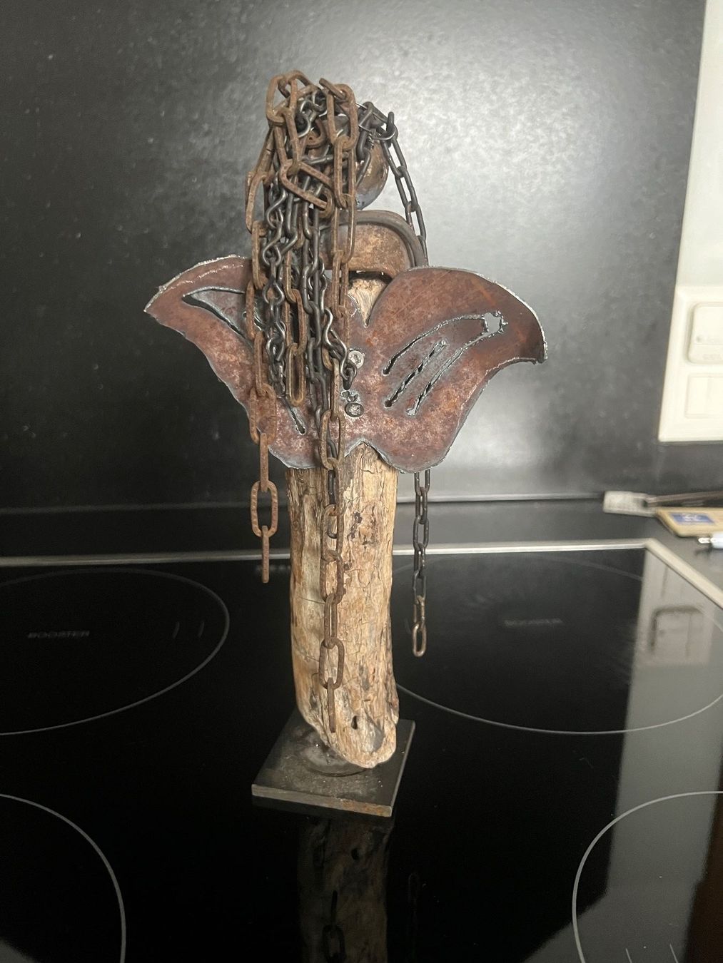 Figuren: Engel aus Schwemmholz und Eisen – Gebraucht aus Wittenbach von abenlo 3