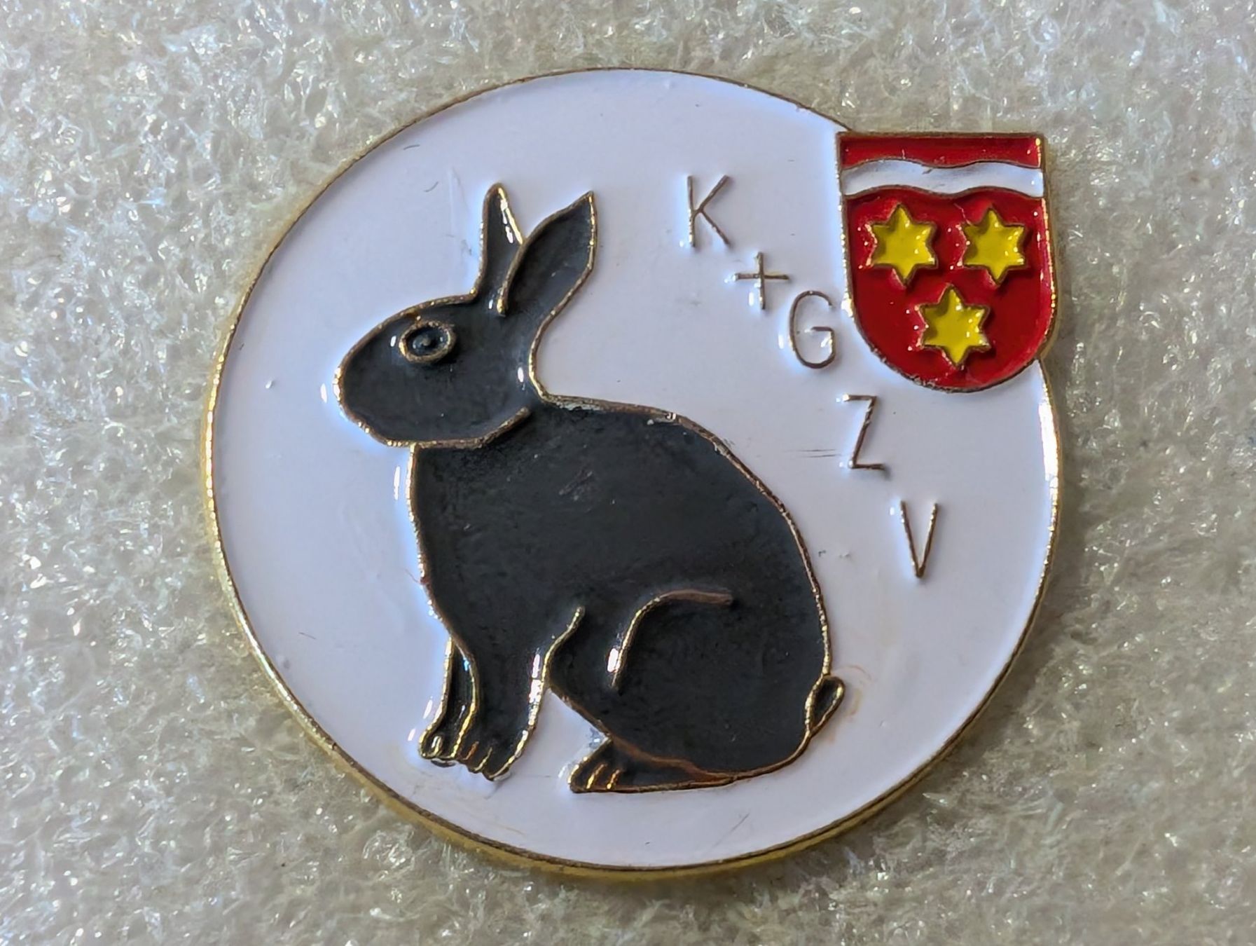 Placchette & Badge: Ansteckpin 172: KGZV – Usato da Oppligen venduto da Pin-Fall-Shop