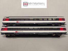 (2x) RailTop 13026 SBB CFF FFS EuroCity Wagen AC H0 mit OVP