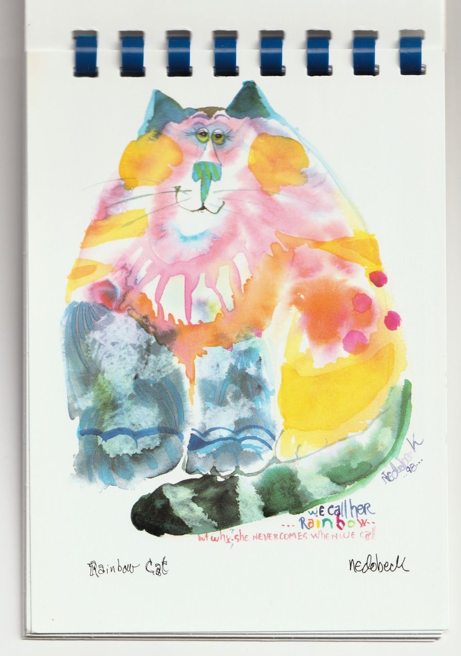Cartoline postali: 16 Katzen Karten von Don Nedobeck – Nuovo e nell'imballaggio originale da Kriens venduto da Kraeutergarten 2