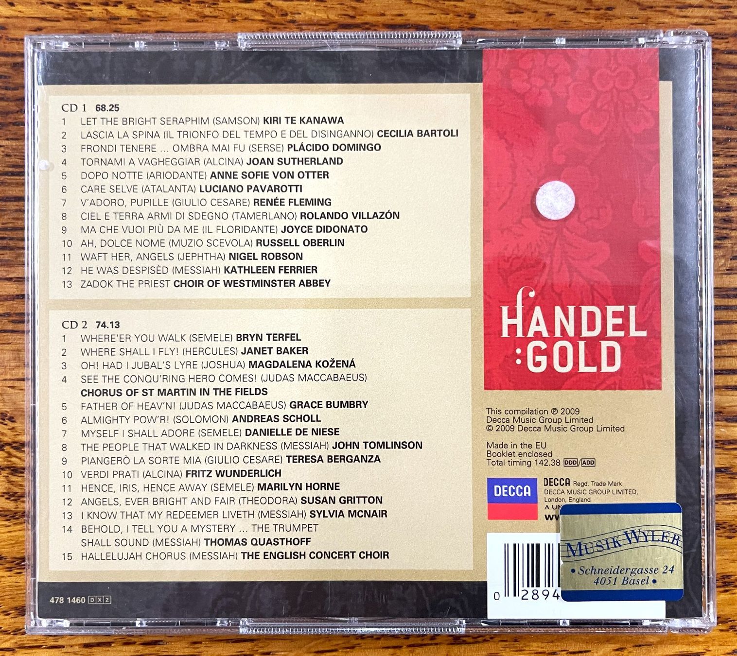 CD: HANDEL: GOLD CD – Usato da Oftringen venduto da Vucki 1