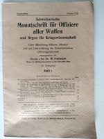 Antike Schweizer Armee Militär Zeitschrift 1930
