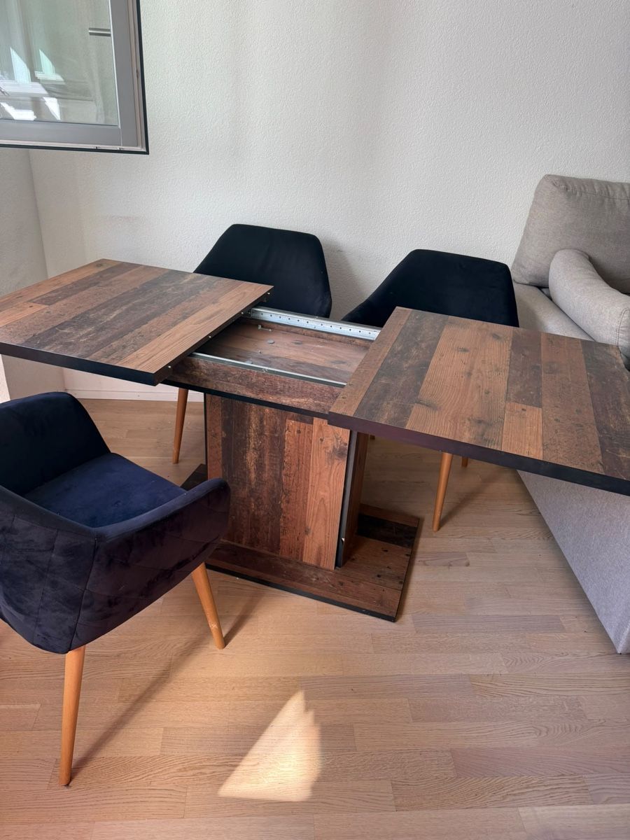 Set di tavolo e panche: Table extensible en bois avec 4 chaises – Usato da Châtelaine venduto da yan_7ddm 2