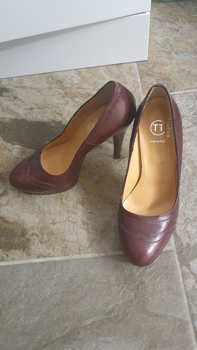 Damenschuhe: Elegante Leder-Pumps von Tuzzi, Gr. 36 – Gebraucht aus Kölliken von Jonalu