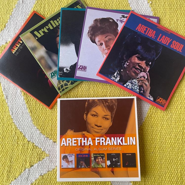 ARETHA FRANKLIN-5CD BOX SET ORIGINAL ALBUM SERIES (DIGIPACK) (Gebraucht ...
